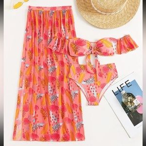 3 piece bathing suit set